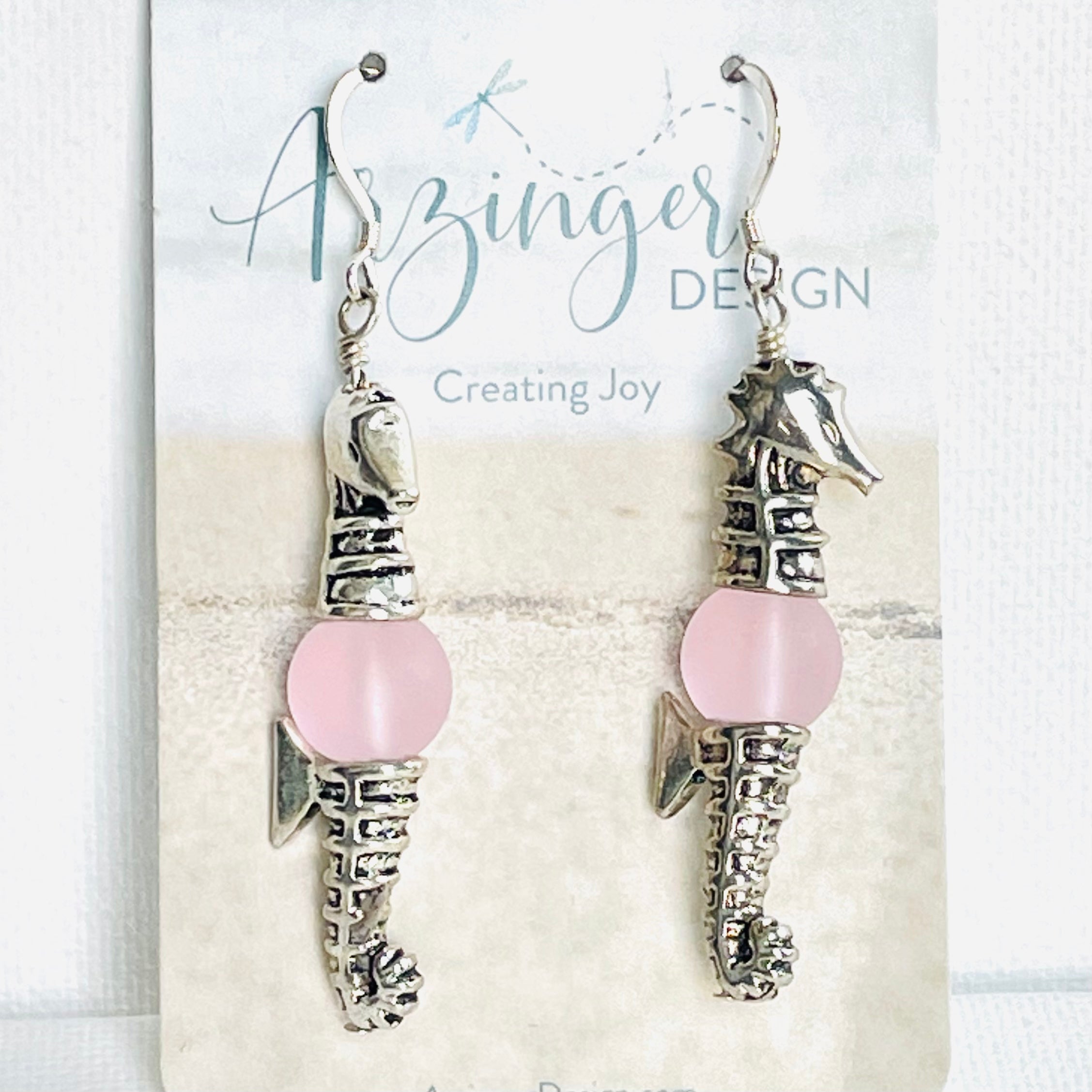 Come Swim With Me Seahorse Earrings
