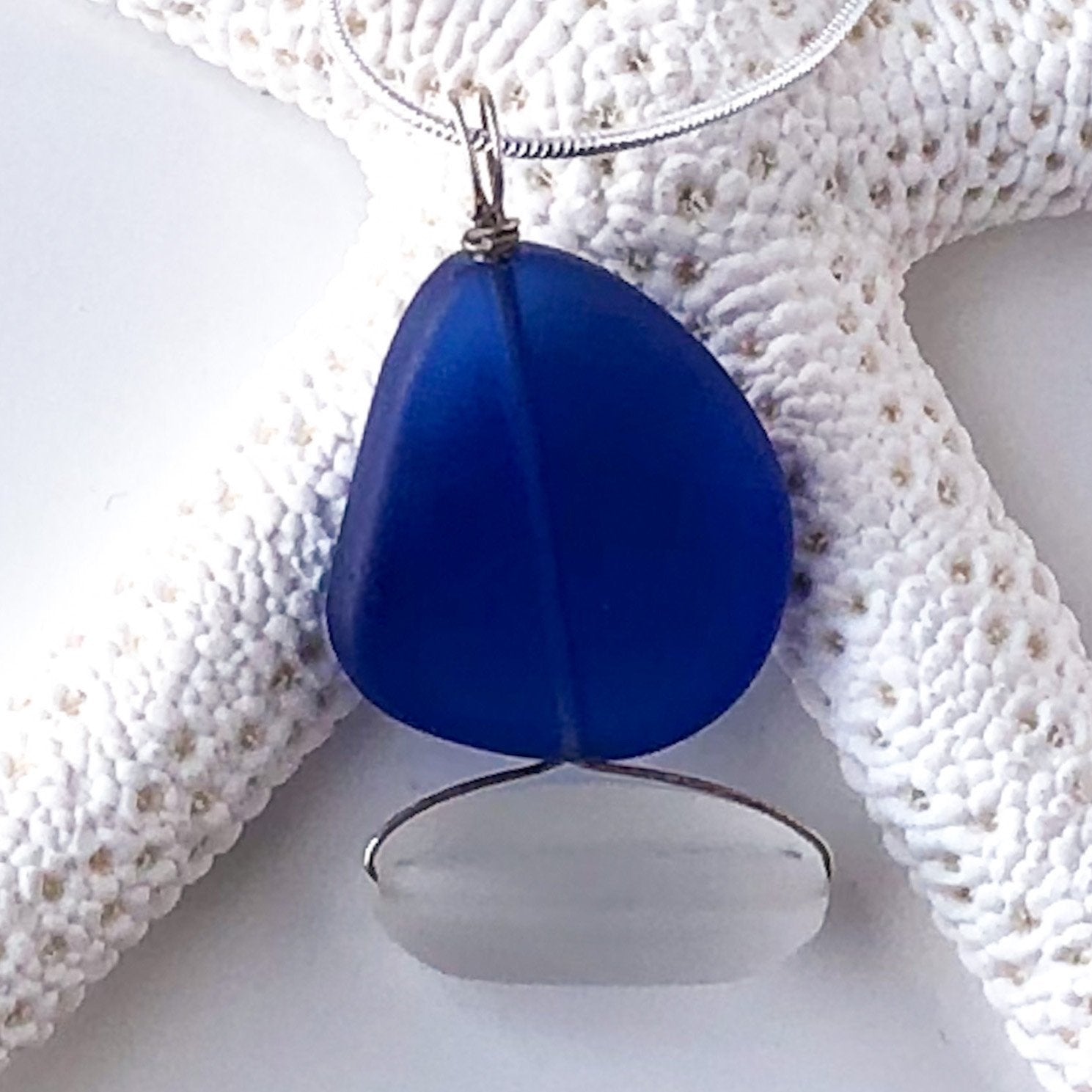 Sail Away Sea Glass Nautical Necklace