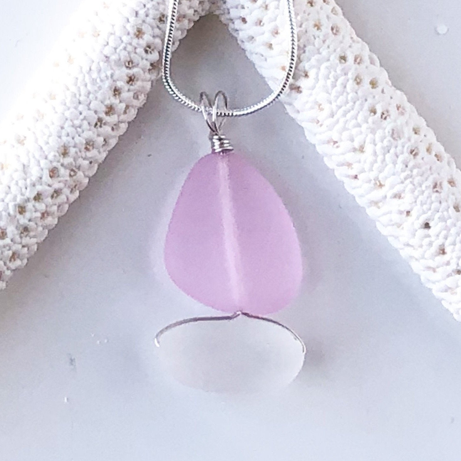 Sail Away Sea Glass Nautical Necklace