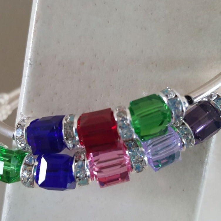 Personalized Birthstone Bracelet for Mothers and Grandmothers