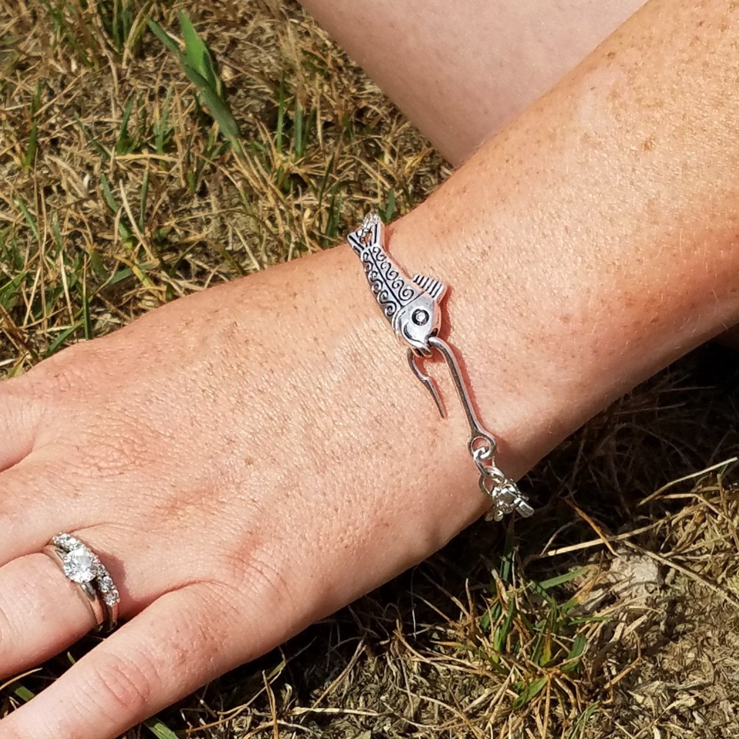 Hooked Fish Bracelet