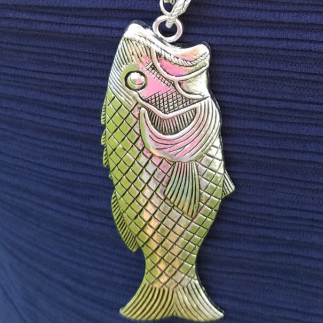 Hooked Fish Necklace