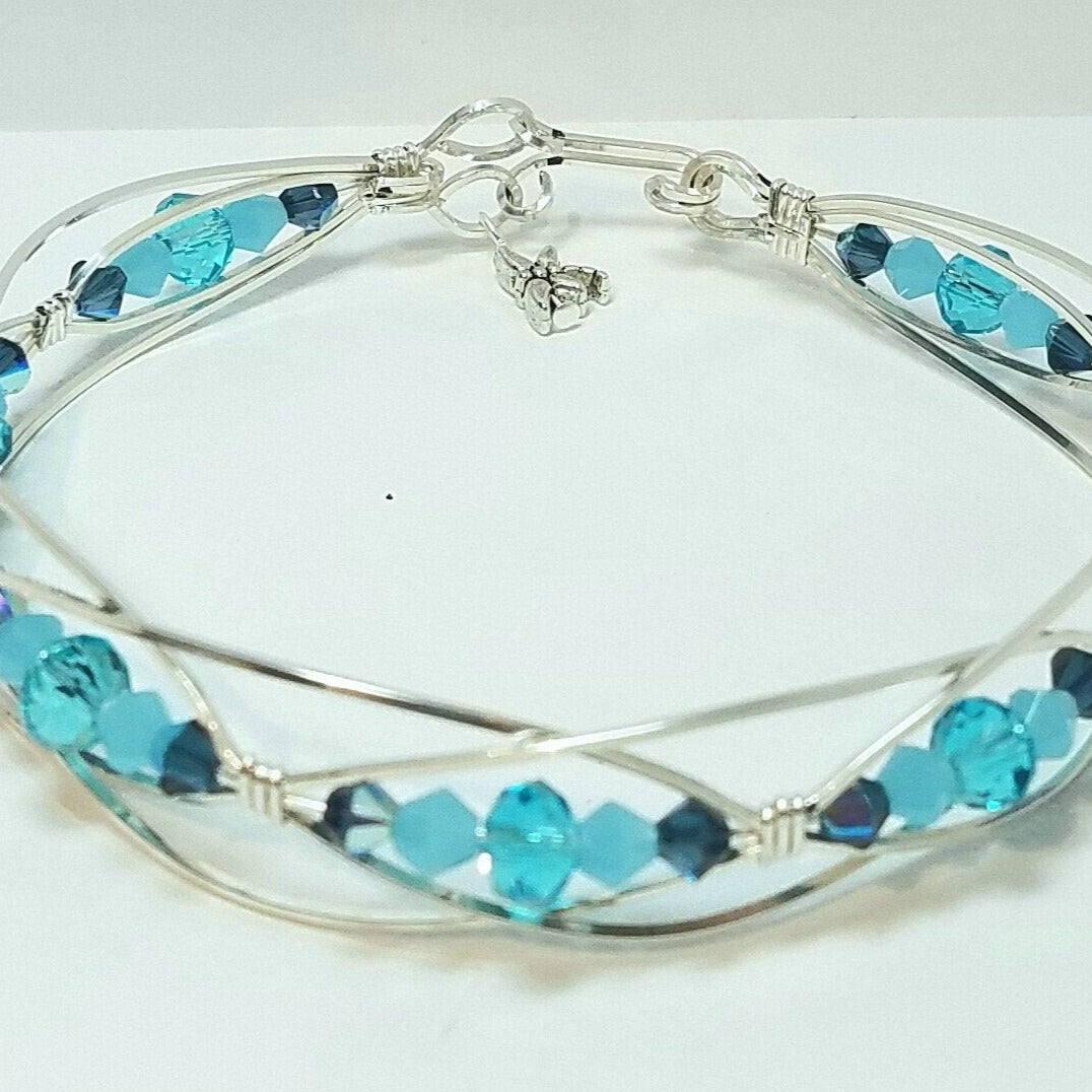 Custom Sterling Silver Lace Bracelet