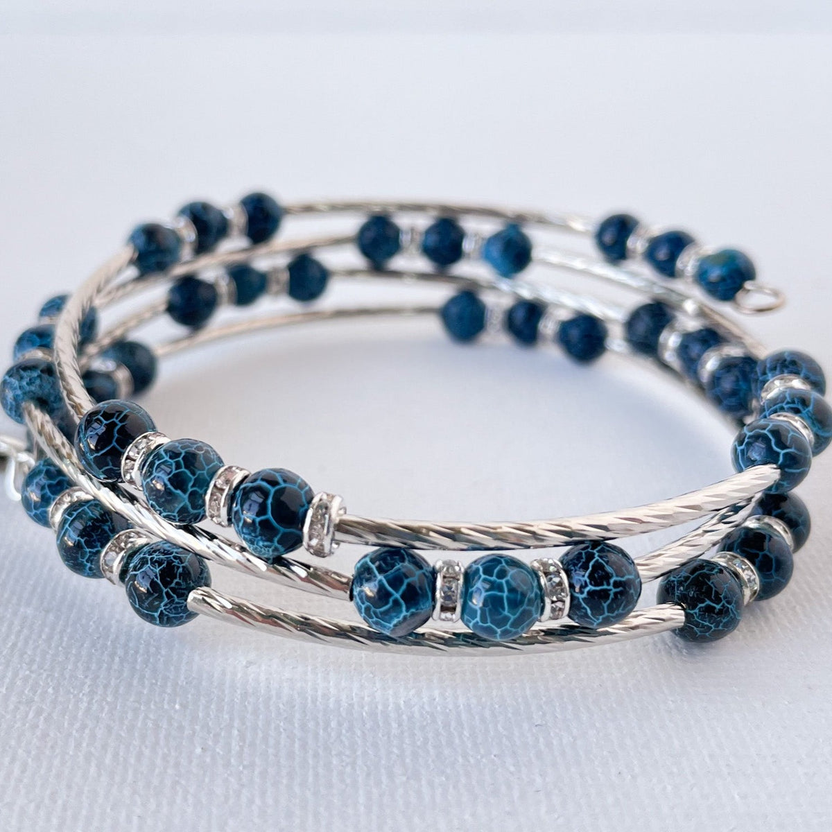 Nautical Blue Wrap Bracelet