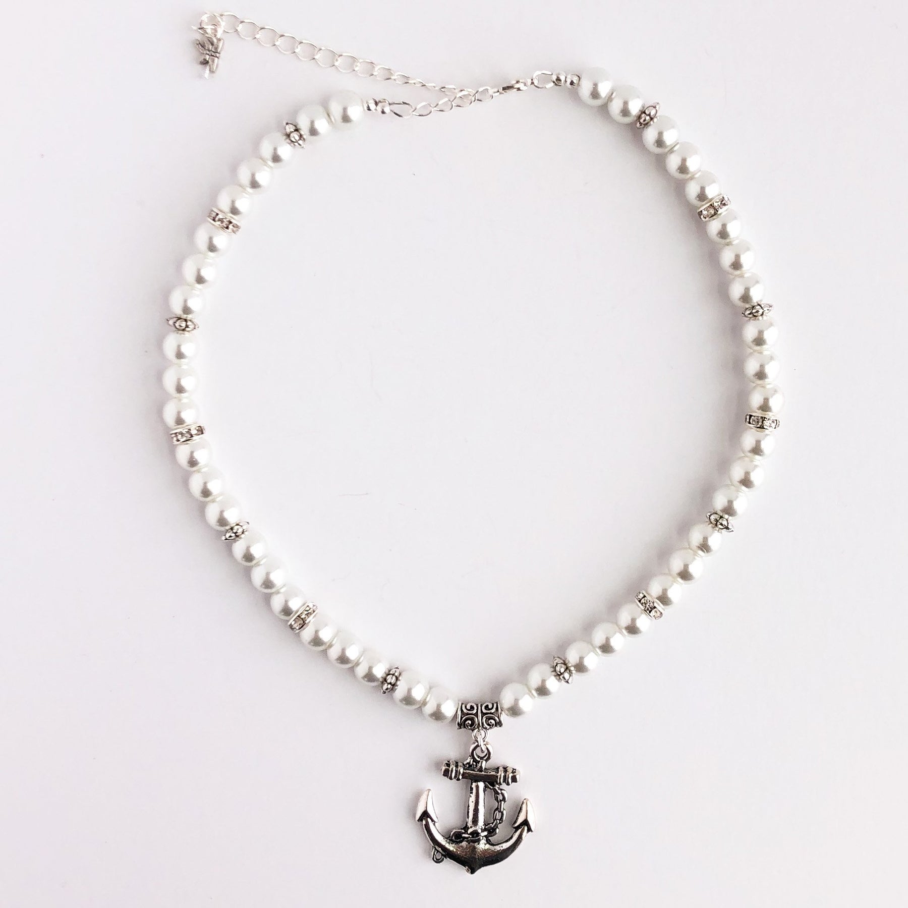 Anchors Away Pearl Necklace