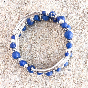 Deep Blue Sea Wrap Bracelet