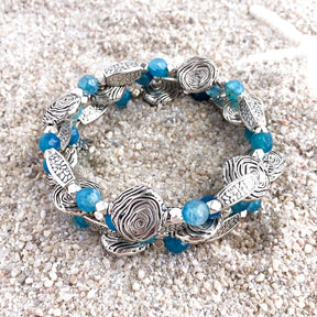 Sea Swirl Wrap Bracelet