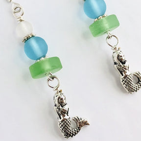 Mermaid Sea Glass Earrings