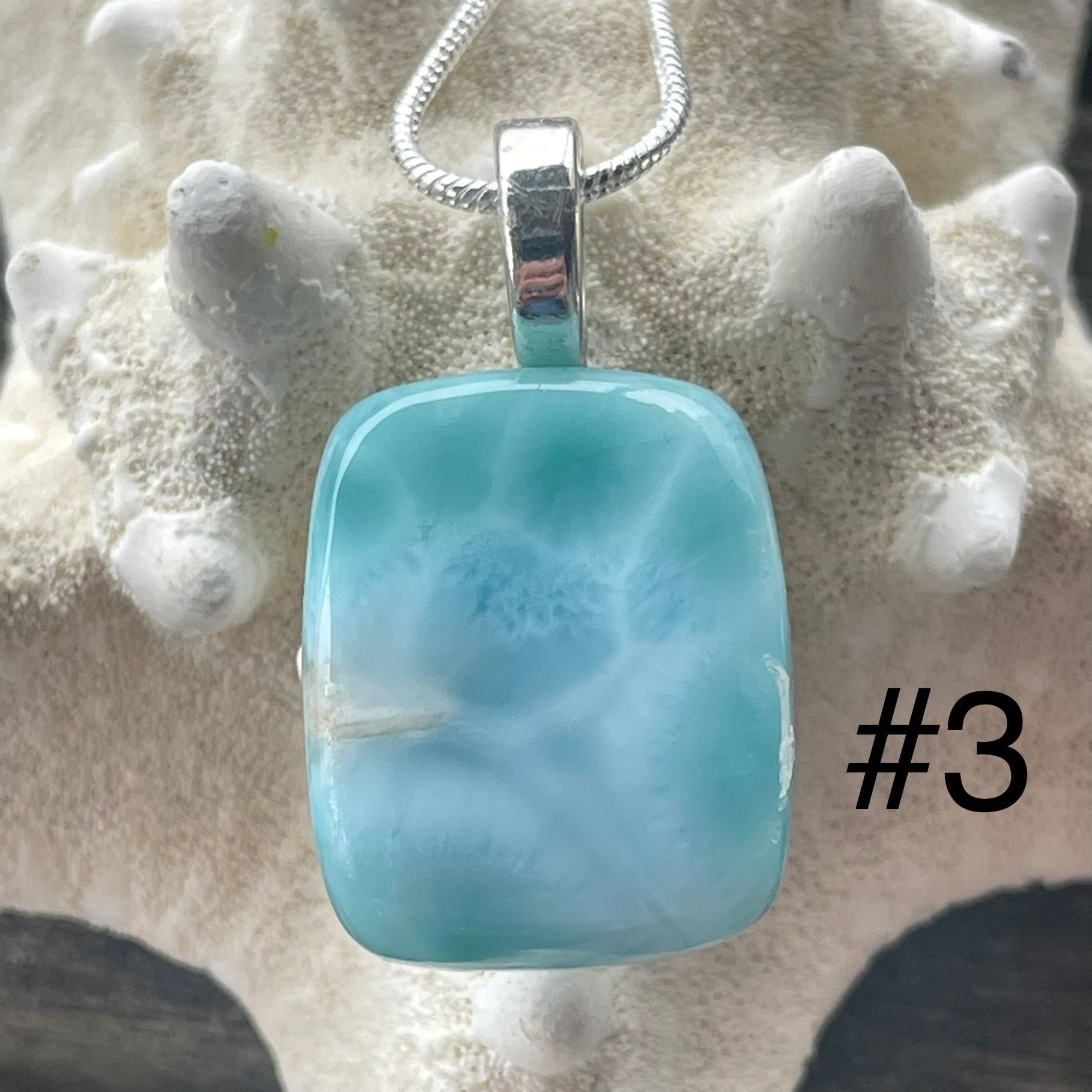 Larimar Pendant Necklaces