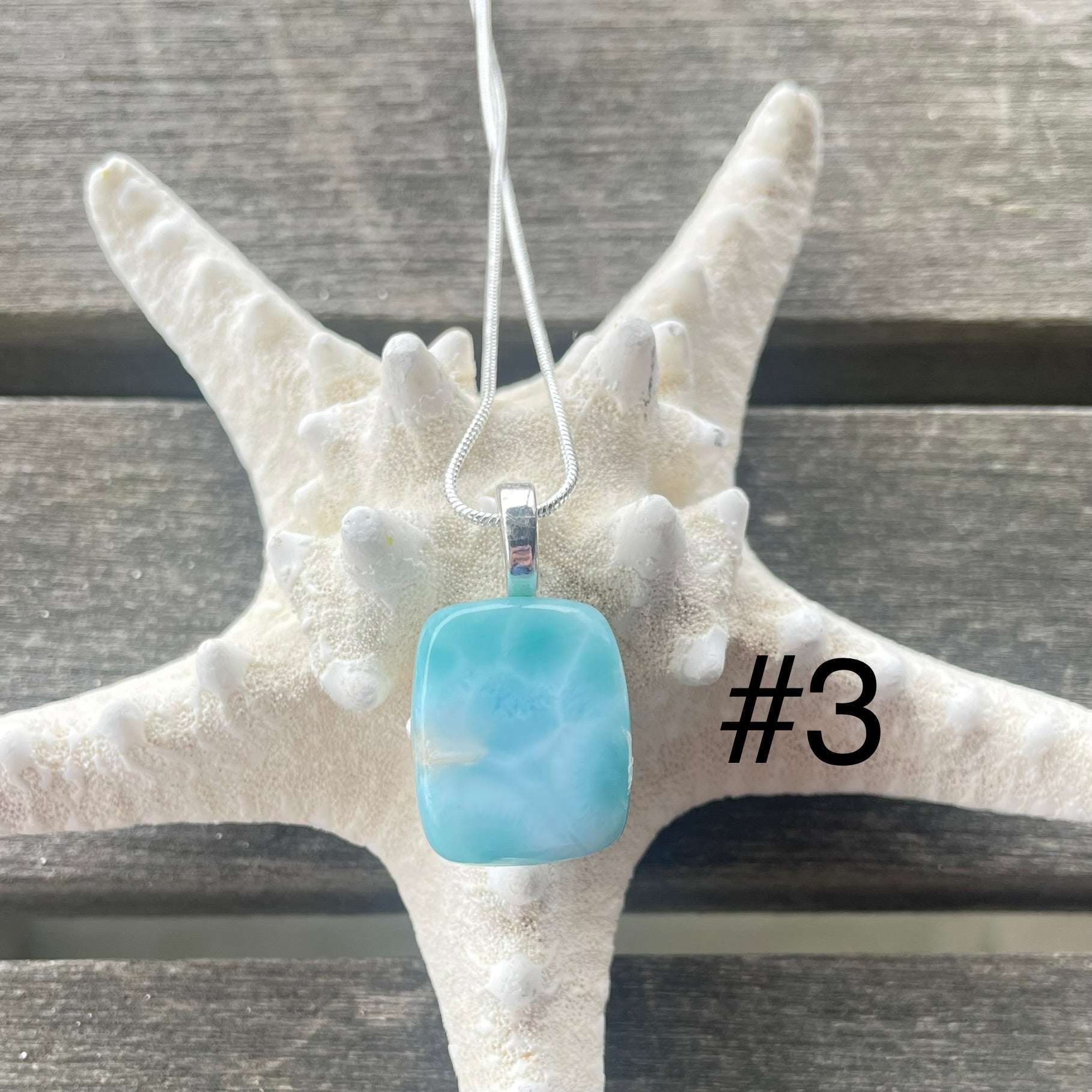 Larimar Pendant Necklaces