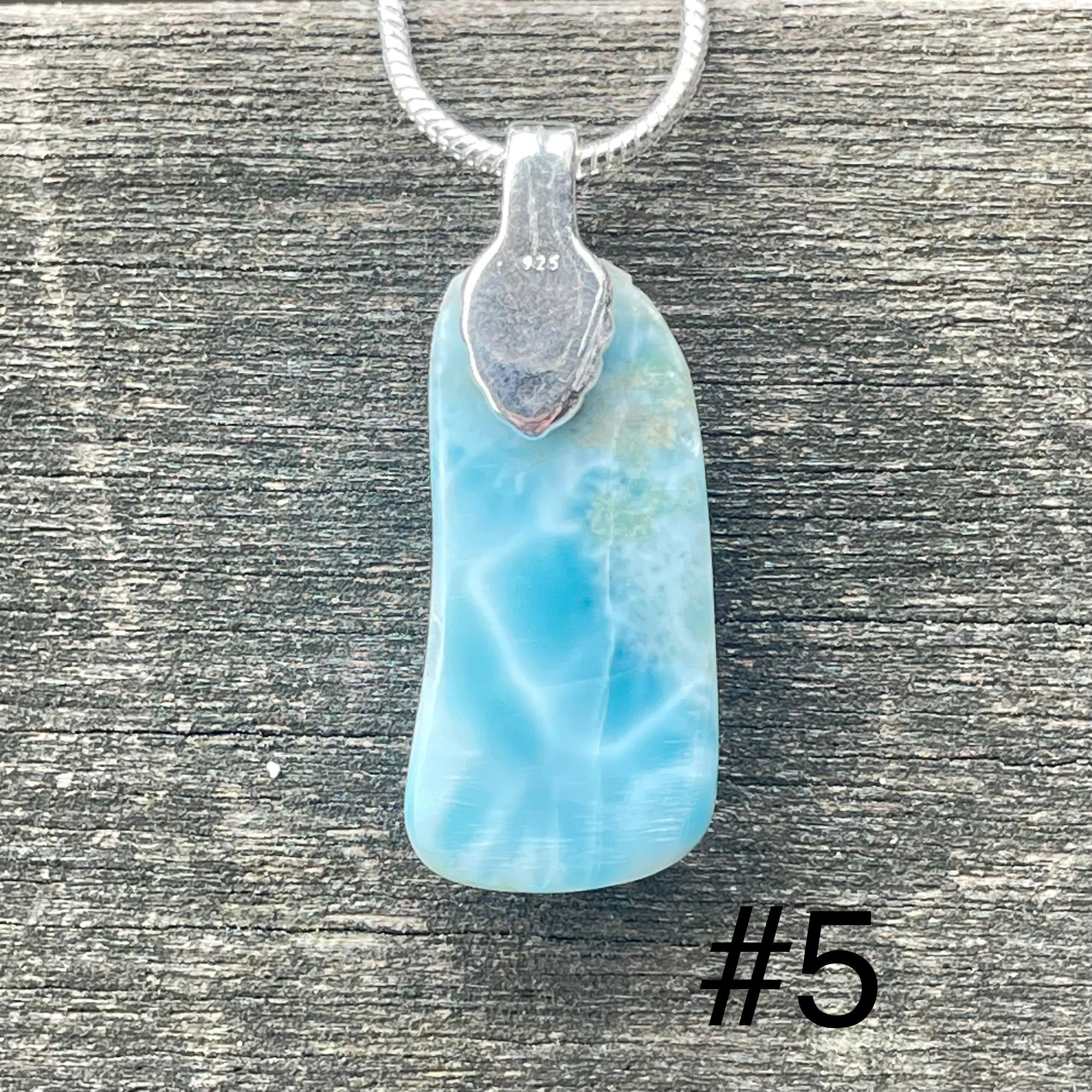 Larimar Pendant Necklaces